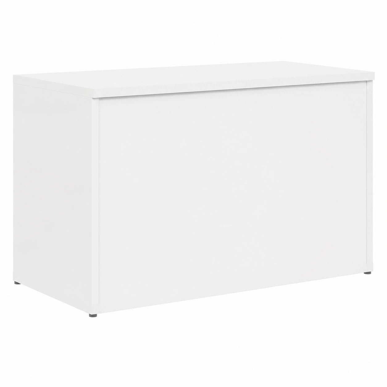 Cofre de Almacenamiento Blanco de Madera, 84x42x46 cm, Ideal para Ropa de Cama y Mantas