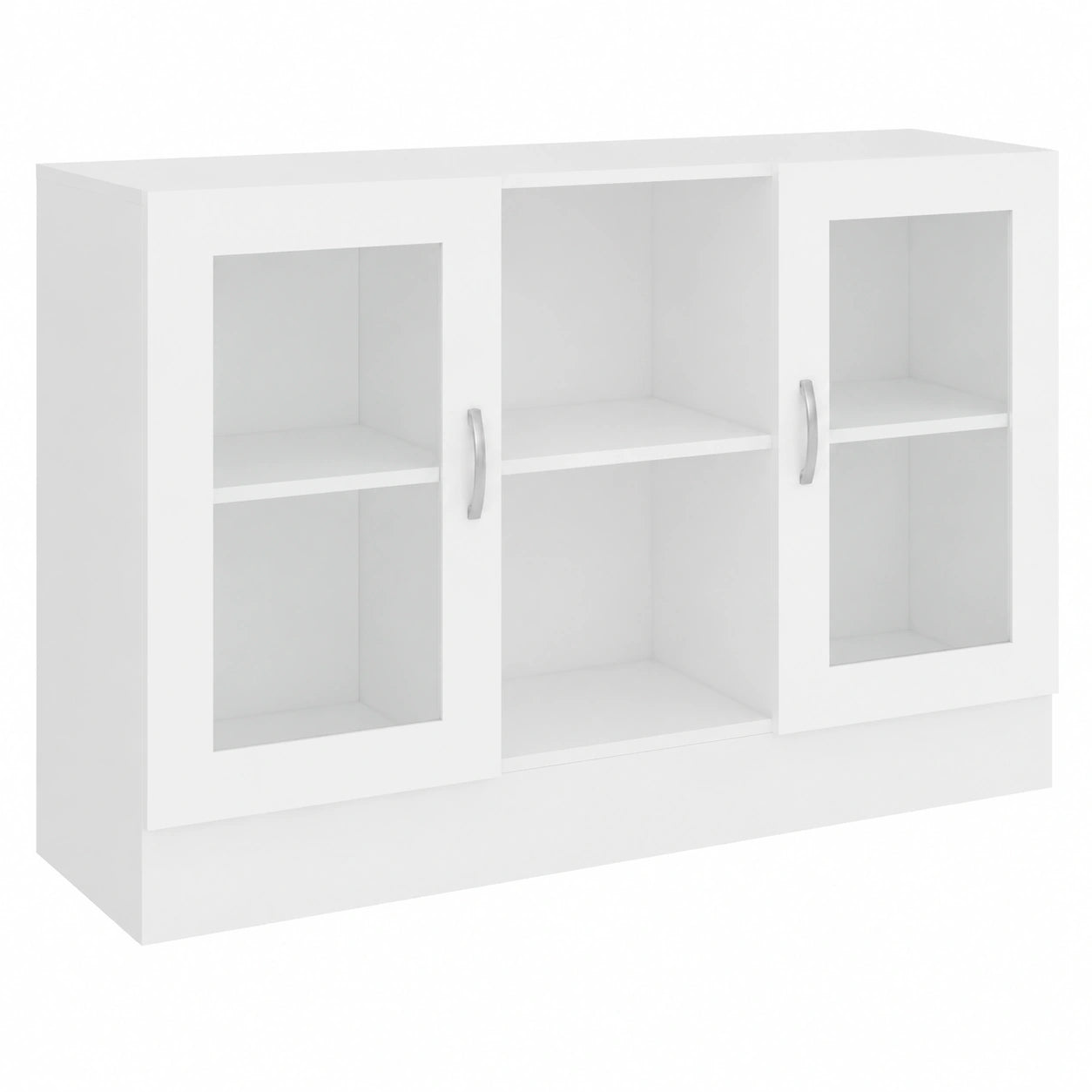 Estantería Blanca de Madera para Libros y Revistas, Vitrina para Hogar y Oficina