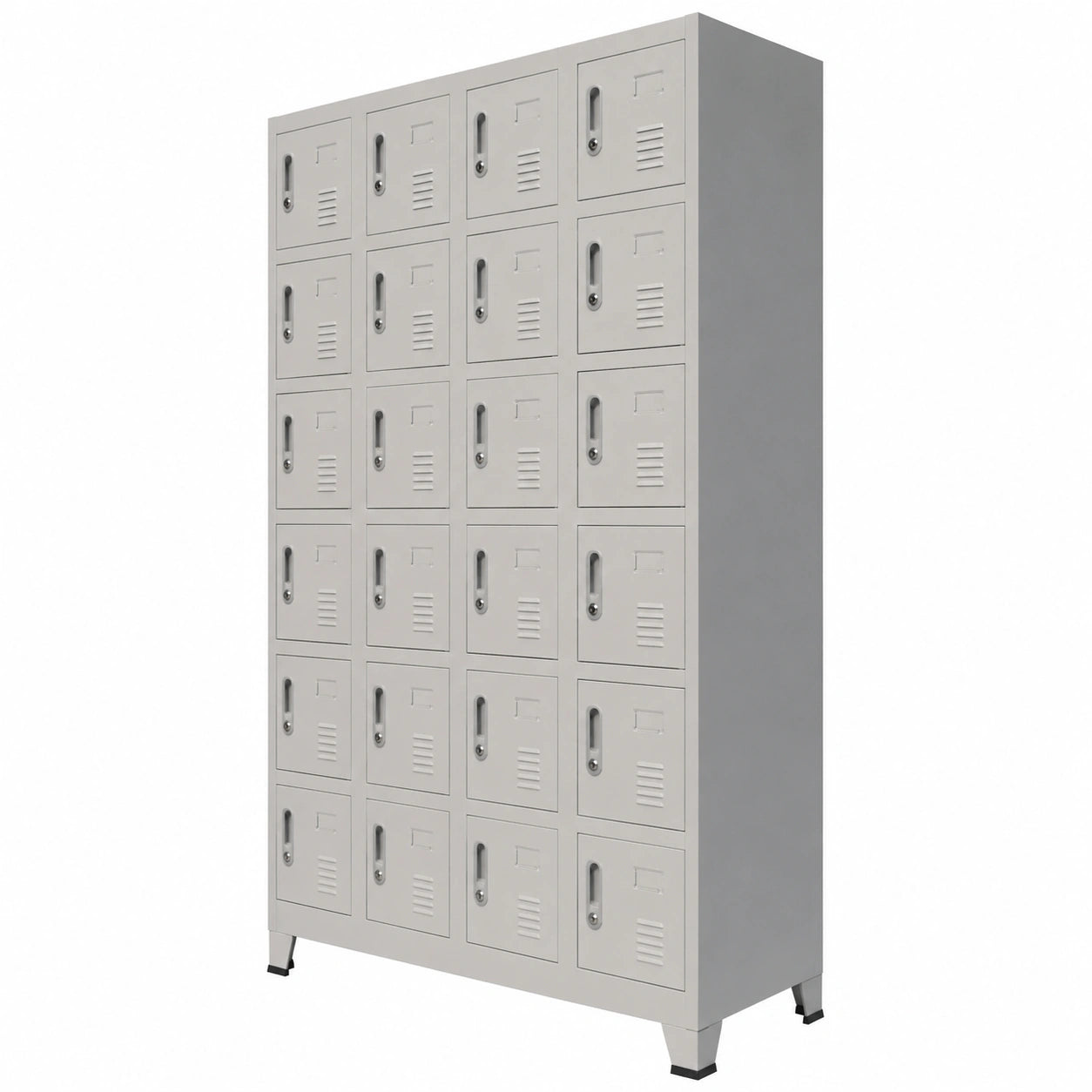 Armario Metálico con 18 Compartimentos para Vestuario y Almacenaje, 90x40x180 cm