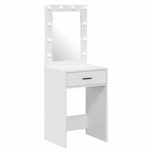 Mesa de Tocador de Madera con Cajón, 50x41x135 cm