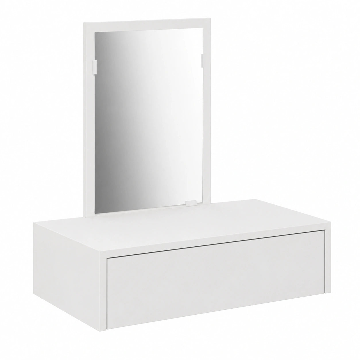 Tocador Moderno de Madera con Cajón, 60x40x70 cm, Diseño Elegante y Funcional