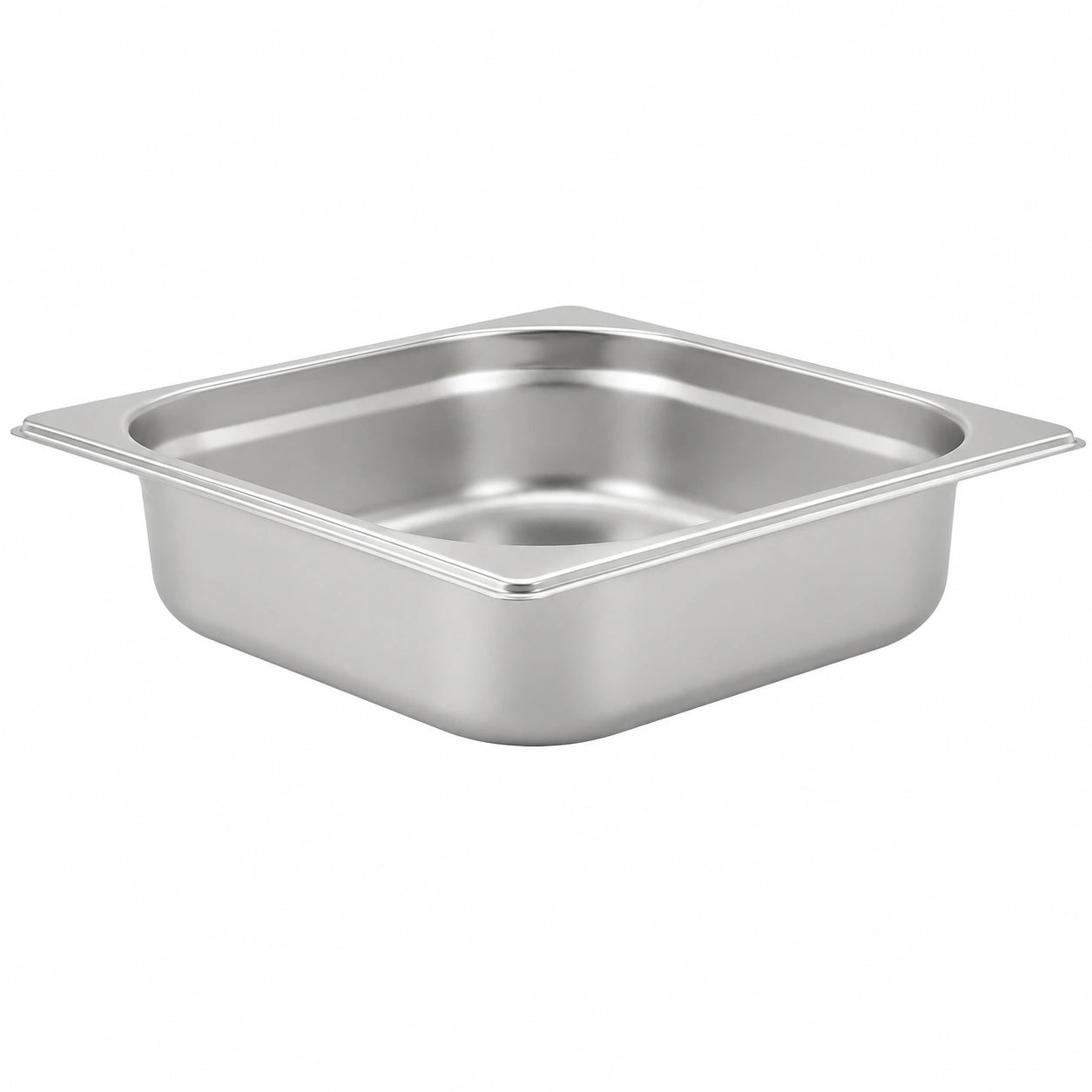 Juego de 4 Contenedores Gastronorm GN 1/2 de Acero Inoxidable, Ideales para Exteriores