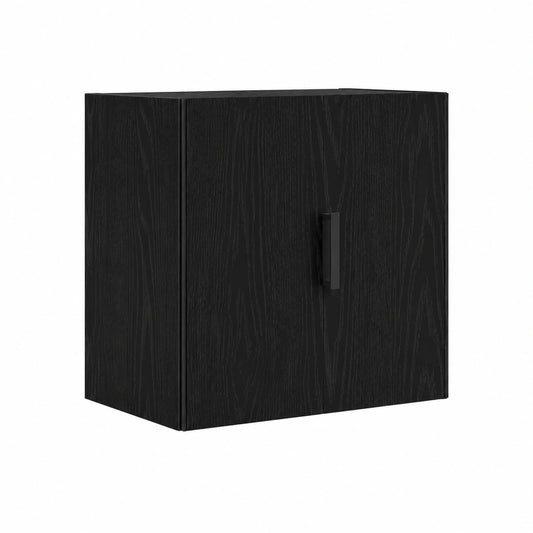 Armario de Pared en Roble Negro, 60x31x60 cm, Almacenamiento Moderno