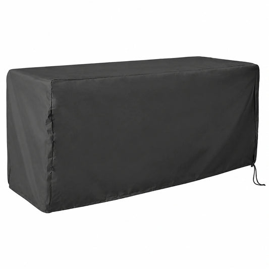 Cubierta Impermeable para Baúl de Jardín 130x60x71 cm, Protección UV y Cordón Ajustable