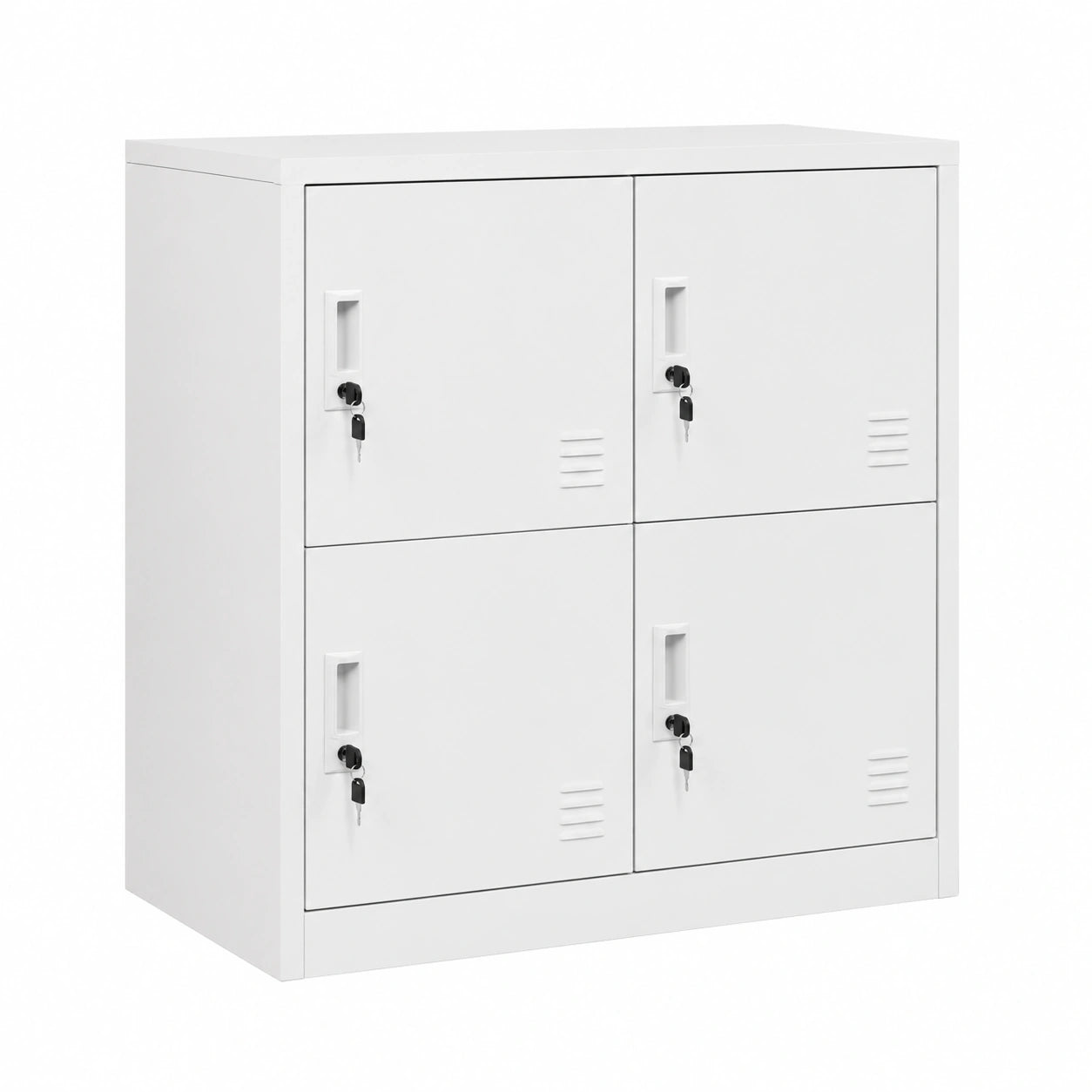Armarios de Taquilla Metálicos 2 Unidades, Muebles de Vestuario, Acero Gris Claro 90x45x92,5 cm