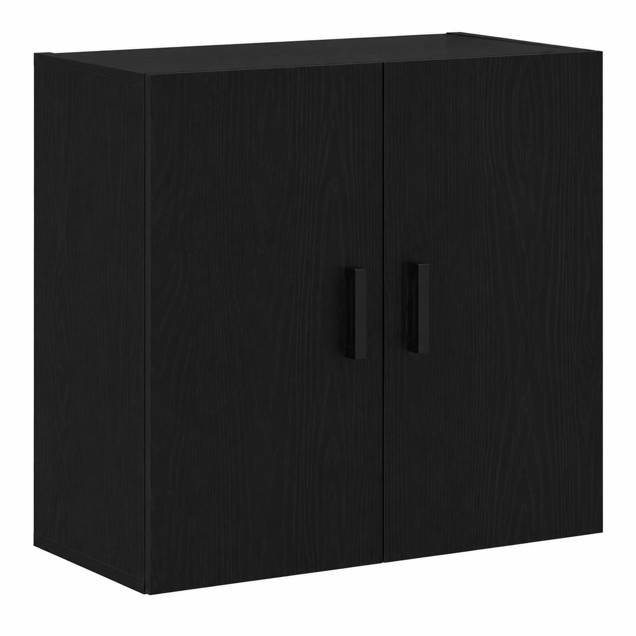 Armario de Pared Negro Roble 60x31x60 cm para Almacenamiento