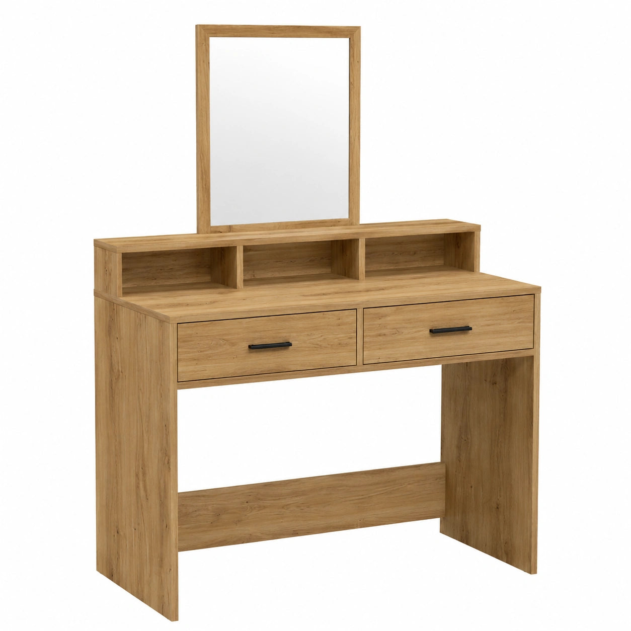Tocador de Roble con Cajón 100x41x140 cm, Almacenamiento Moderno y Elegante